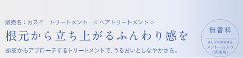 根元から立ち上がるふんわり感を